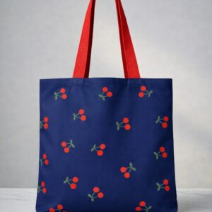 bolsa tote bag cerezas