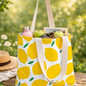 tote maxi limones