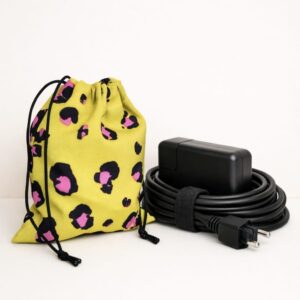 bolsa cargador leopardo