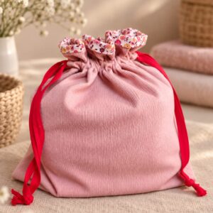 bolsa multiuso rosa bebe