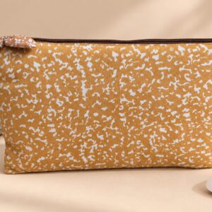 funda portatil rosa mostaza