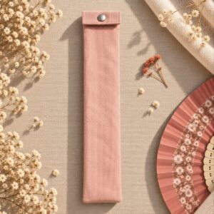funda abanico rosa bebe